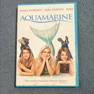 Aquamarine DVD with Blue Case